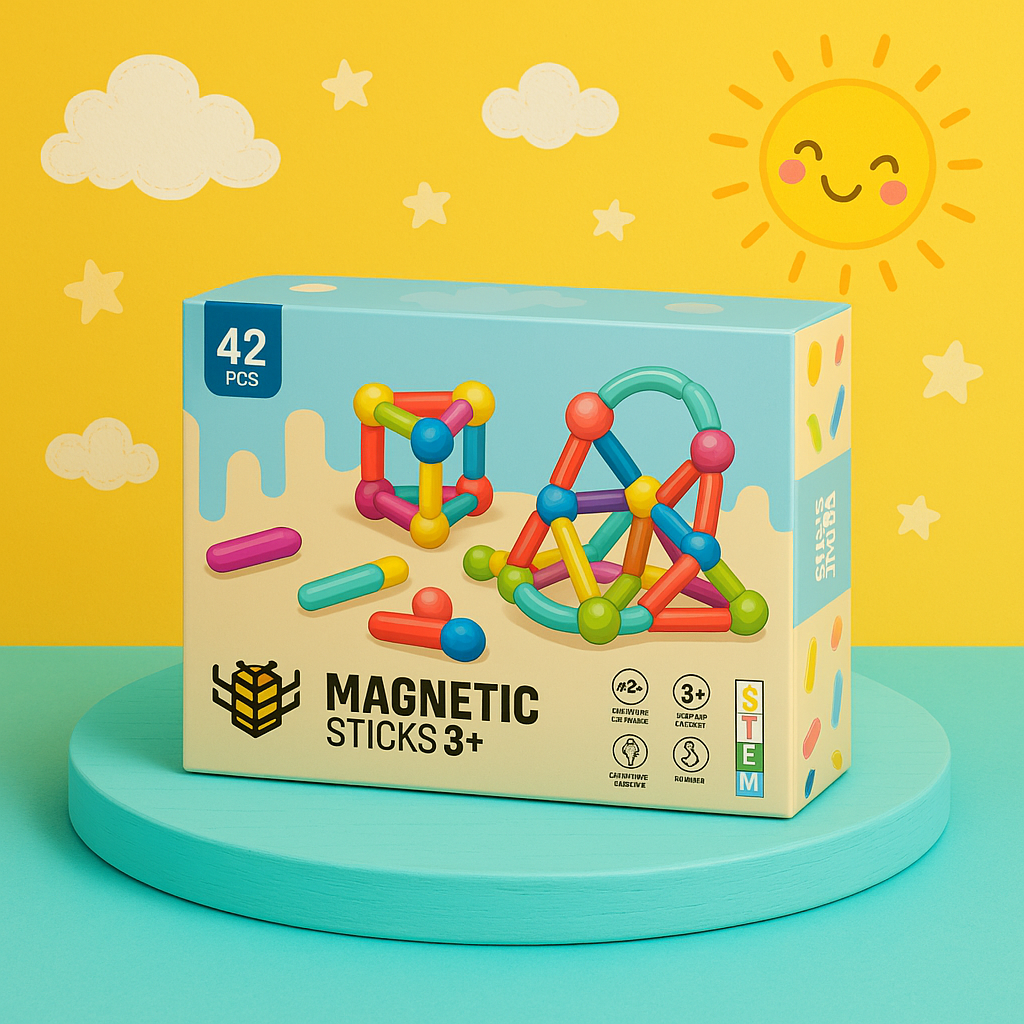 Set magnetskih stapica i kuglica - Scrollnest HR