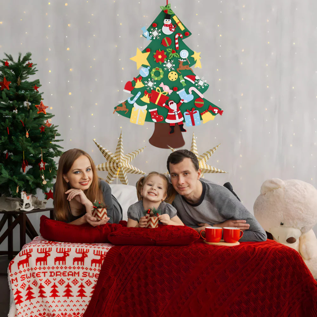 Novogodisnja jelka od filca - Scrollnest HR