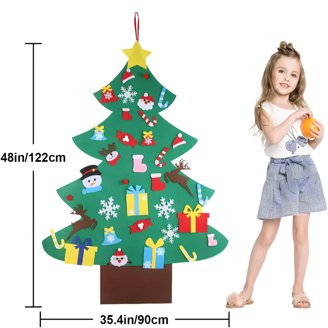 Novogodisnja jelka od filca - Scrollnest HR